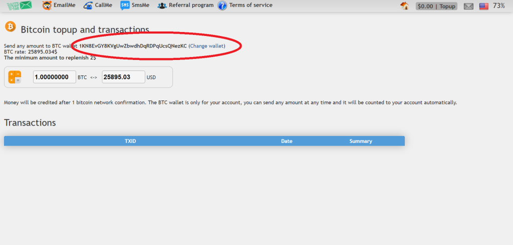 FloodCRM Bitcoin Address