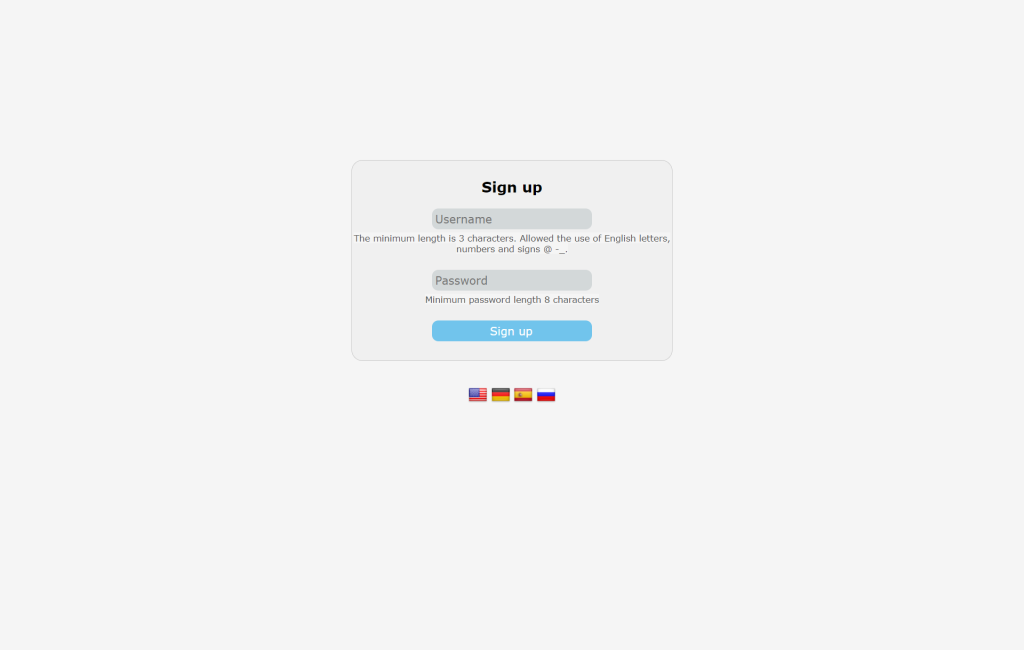 FloodCRM signup